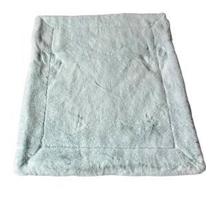 Minky Couture The Minky Corner Plush Faux Fur Blanket Mint Green Kids Throw